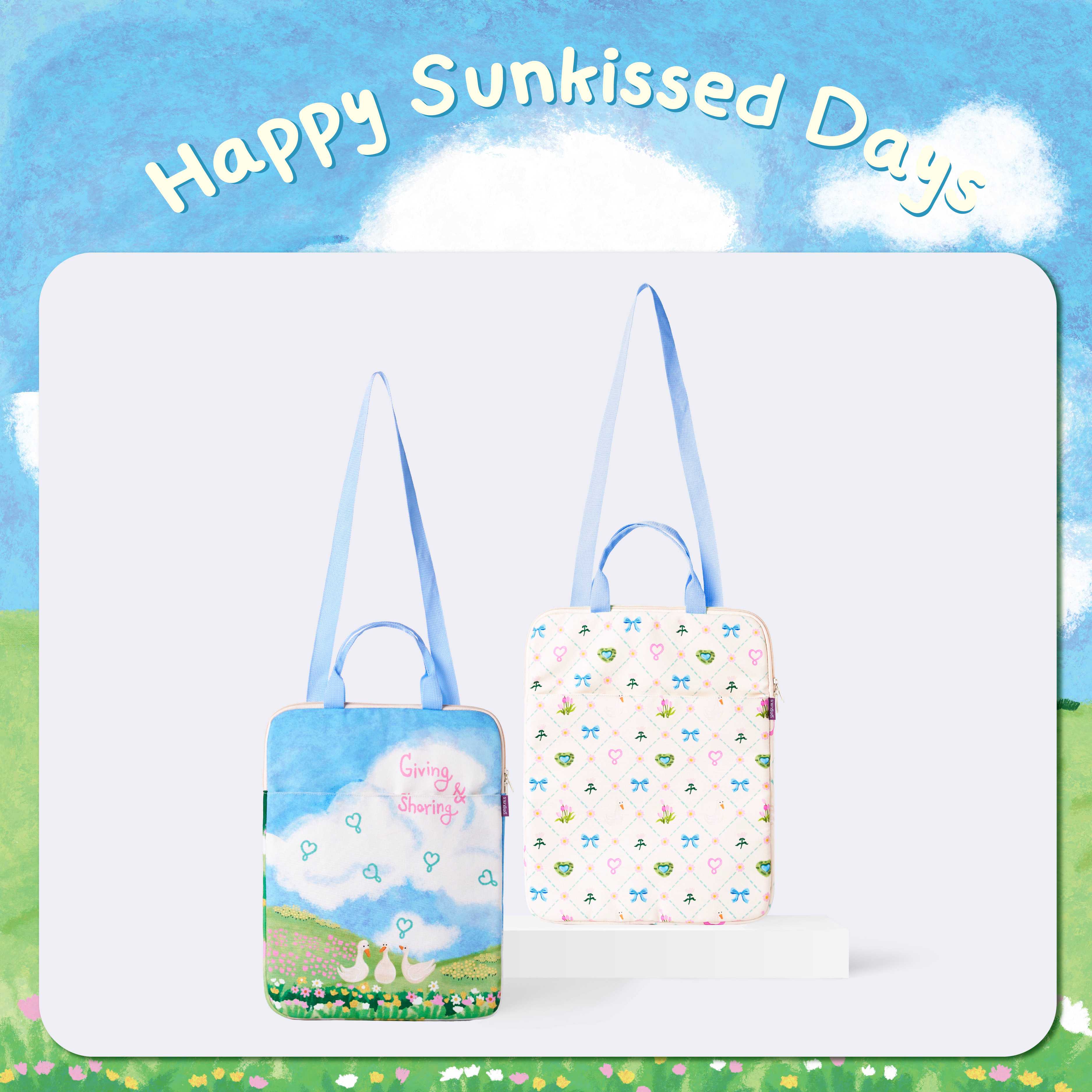 กระเป๋าโน้ตบุ๊ค Happy Sunkissed Days