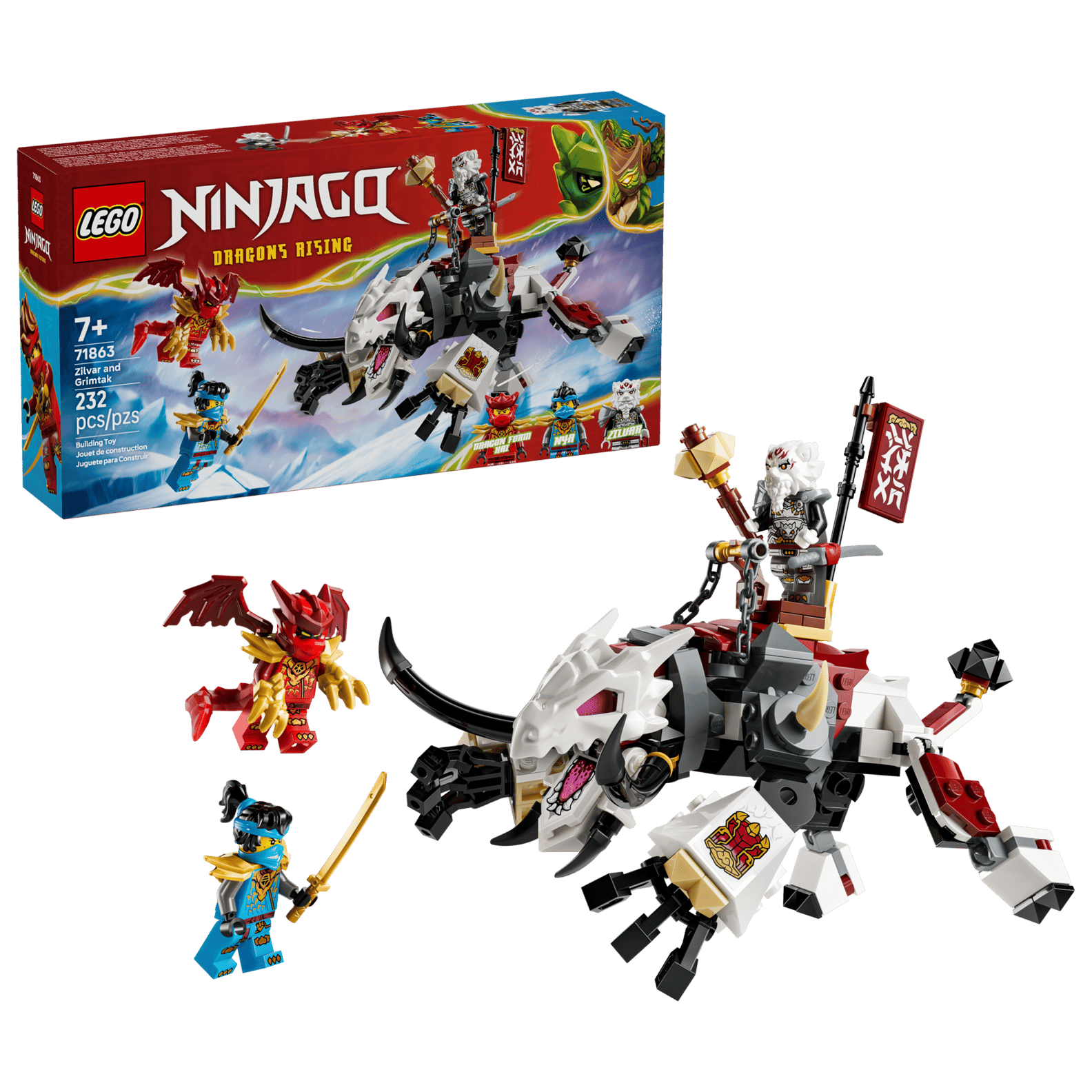 LEGO 71863 Zilvar and Grimtak the Dragon Beast(สินค้าซื้อแล้วไม่รับเปลี่ยนคืน)