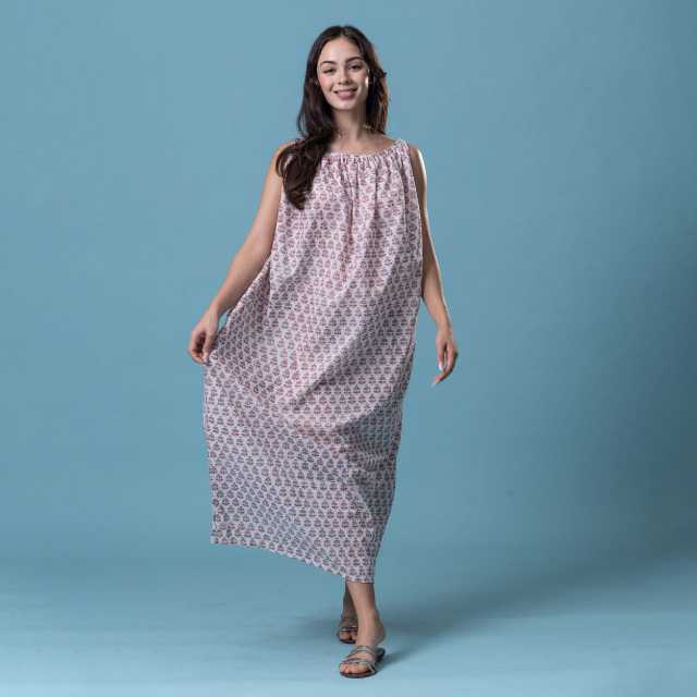 Bella Dress (Brown, Free Size)