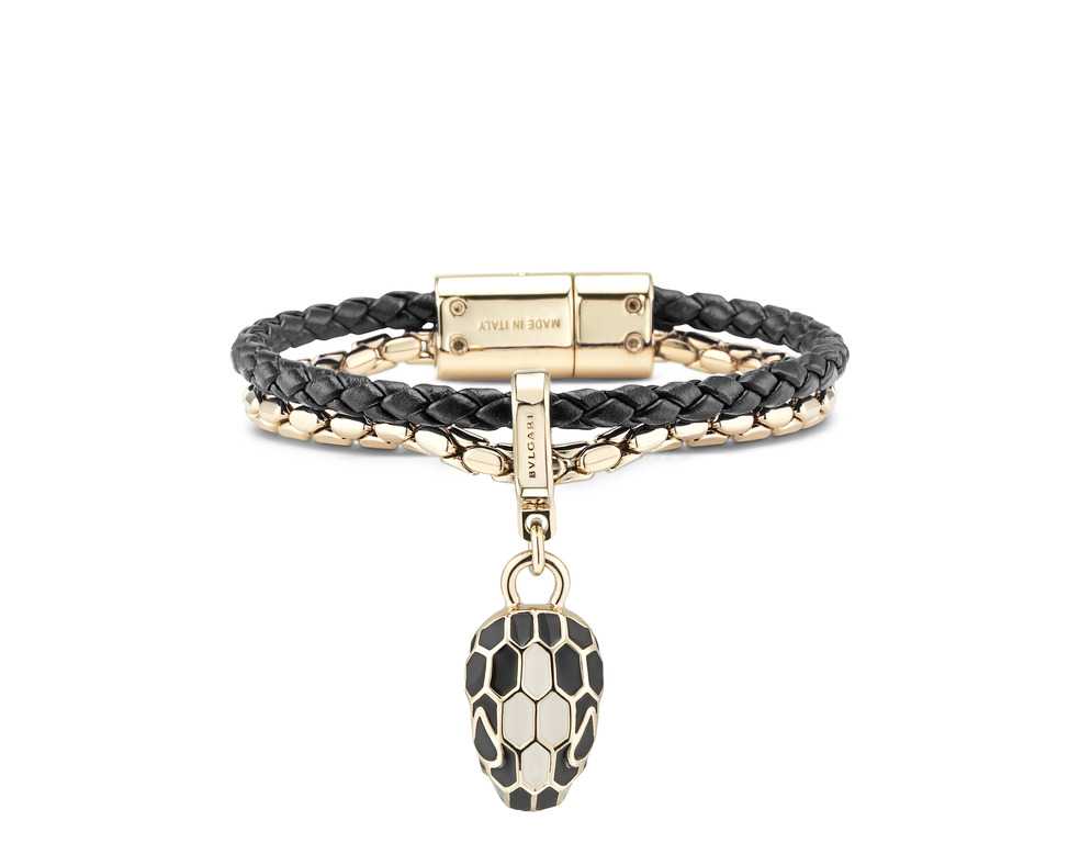 Serpenti Forever Leather Bracelet