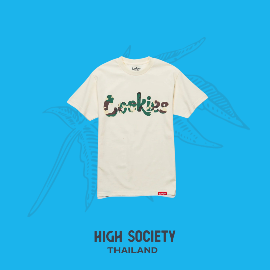 Cookies Mint Tee (Cream Camouflage)