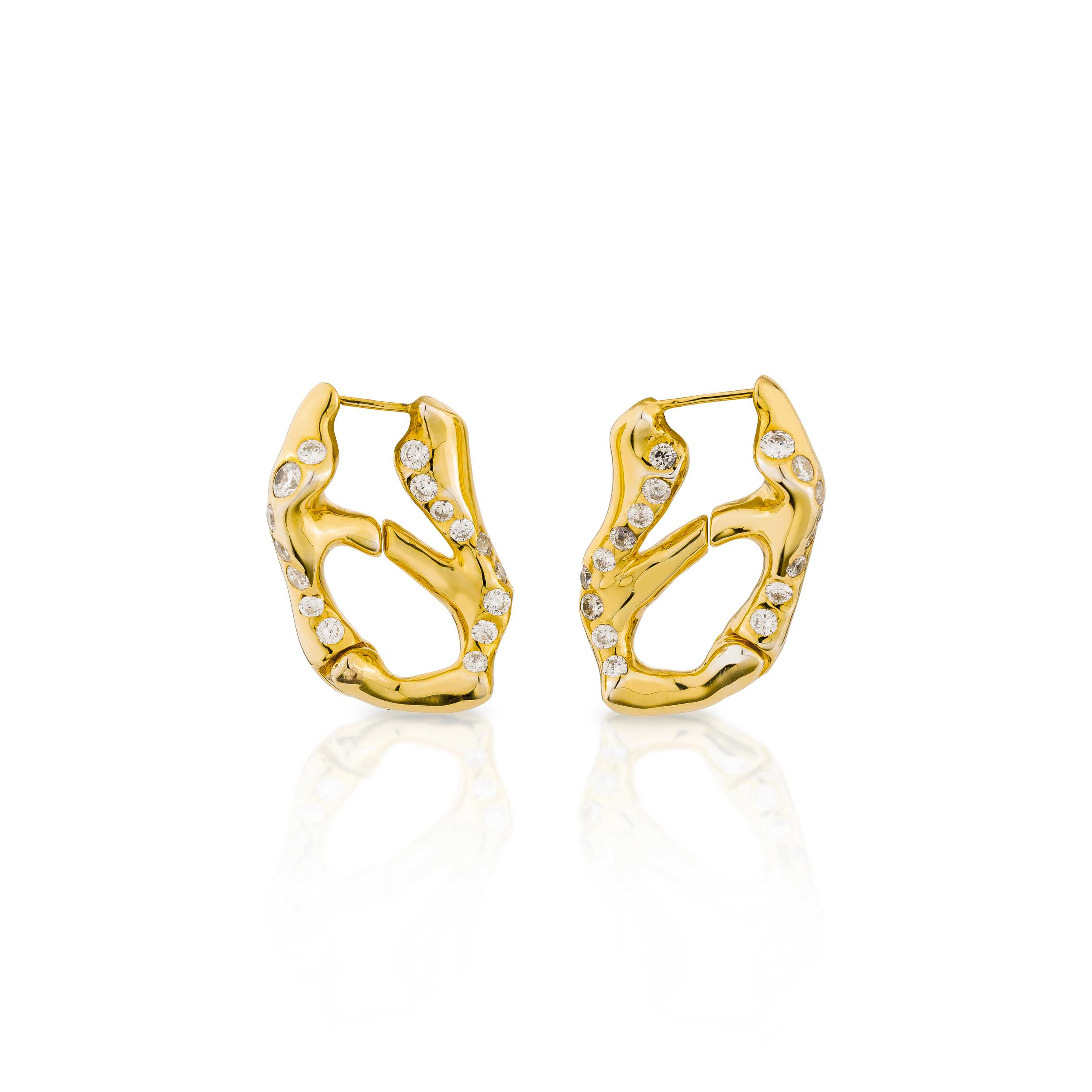 HOJ Signature Chain Earring