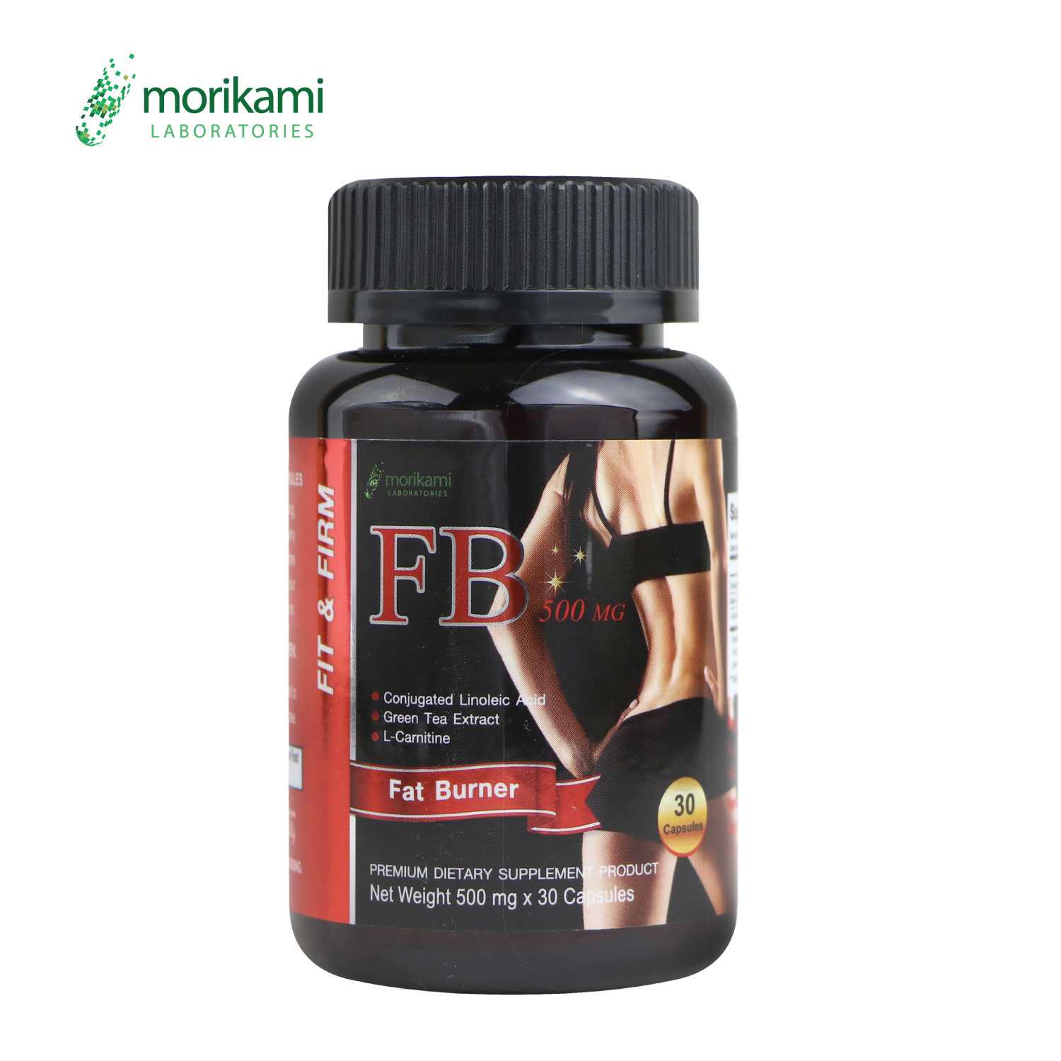 เอฟบี 500 เผาผลาญไขมัน กระชับสัดส่วน FB 500 x 1 ขวด โมริคามิ ลาบอราทอรีส์ morikami LABORATORIES