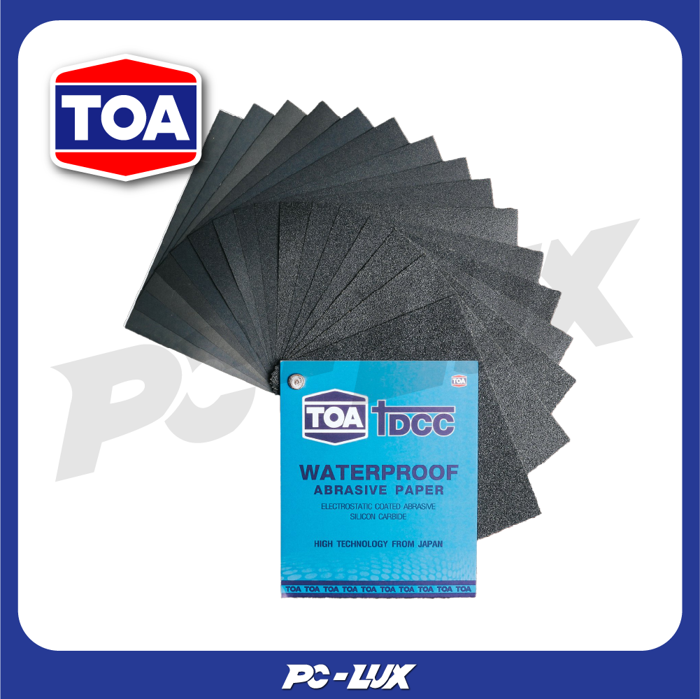 กระดาษทรายน้ำ TOA DCC ขนาด 9 x 11 นิ้ว