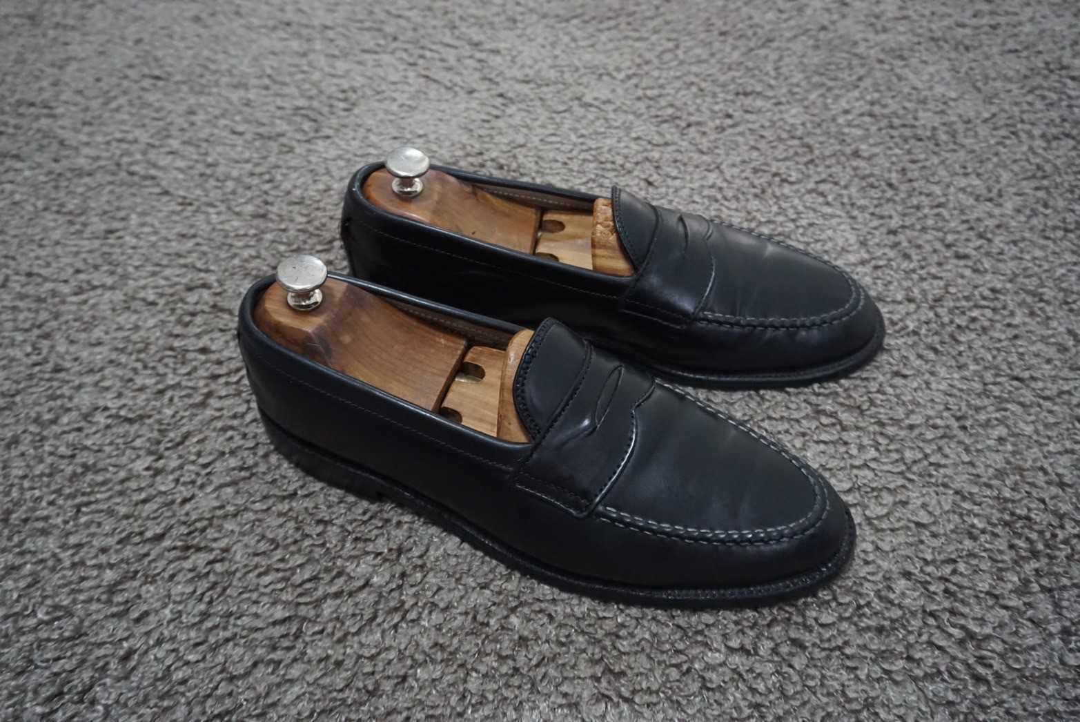 ALDEN 987 Leisure Handsewn Moccasin Penny Loafer Size 9