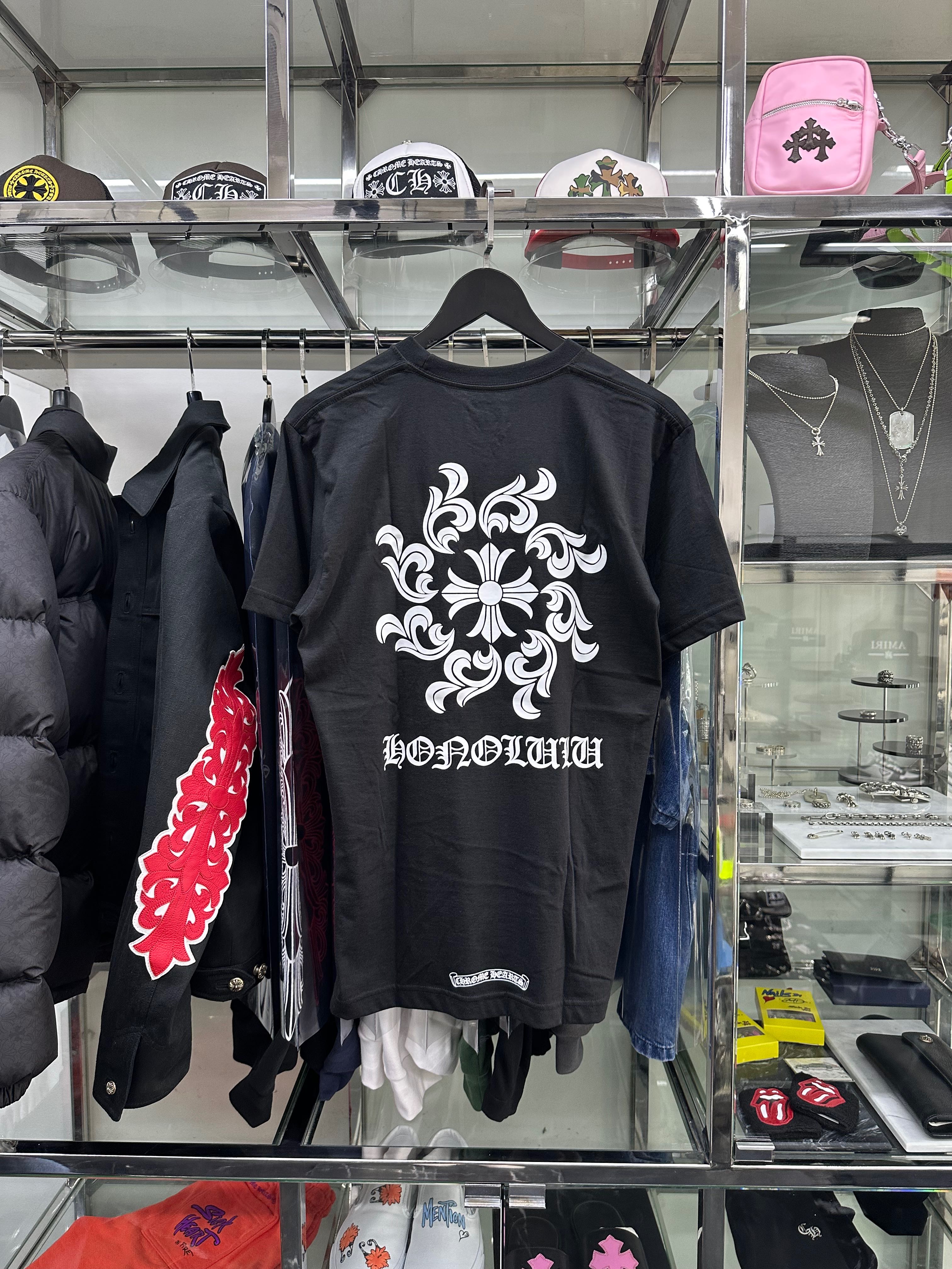 Chrome Hearts Honolulu Black Tee