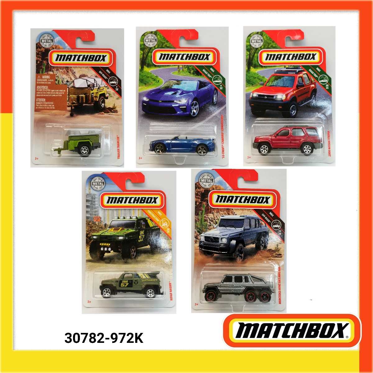 Matchbox Diecast cars Asst (30782-972K)
