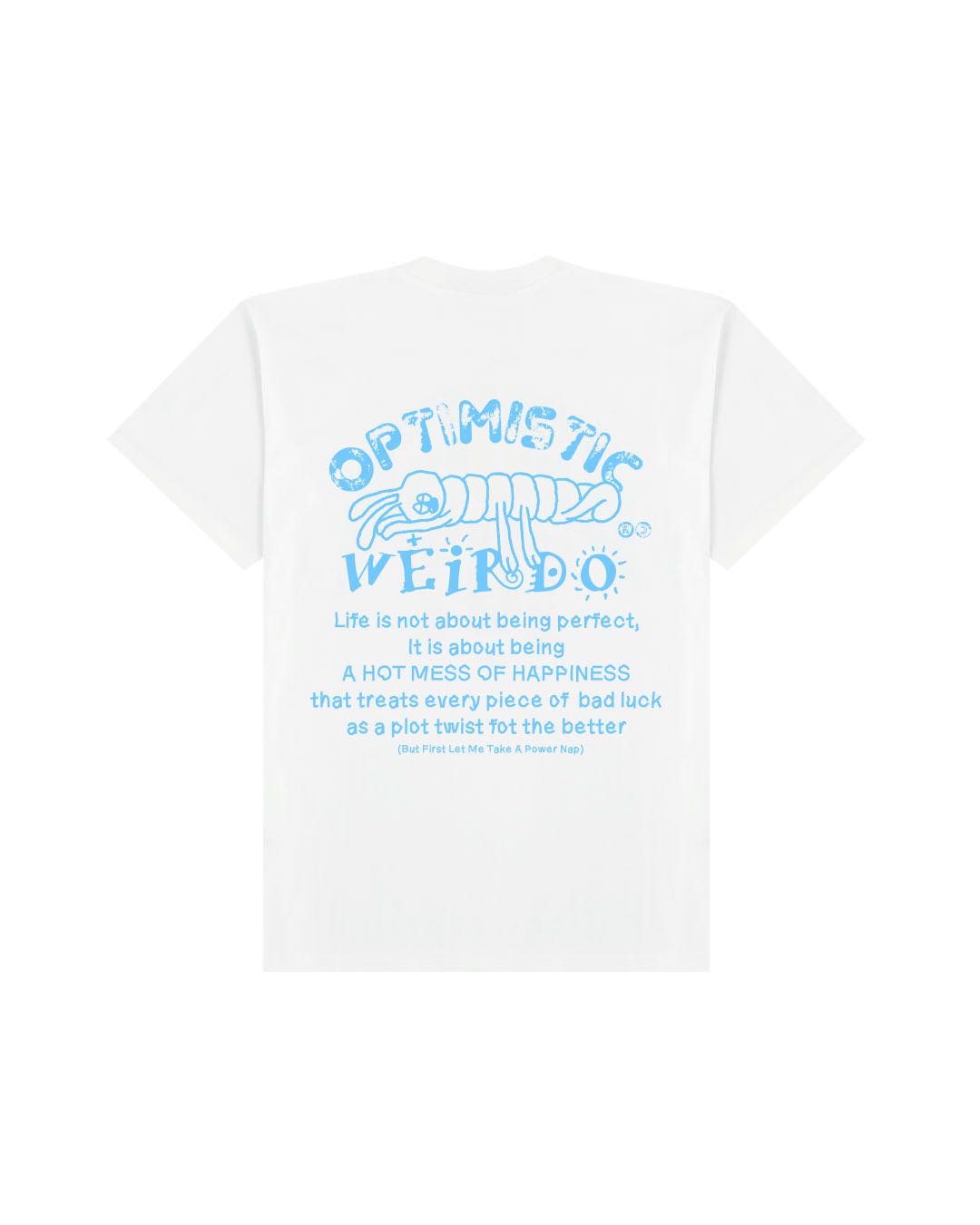 Optimistic Weirdo Tee (White)