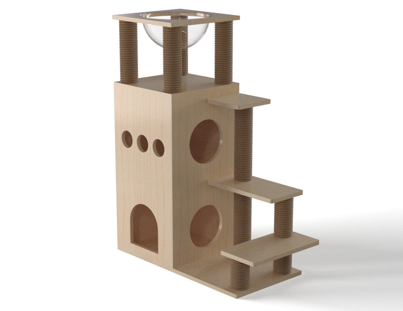 Cat tower_01 คอนโดแมว