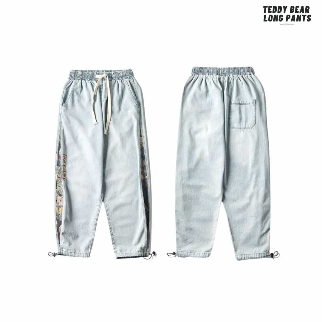 (พร้อมส่ง) Jeera168 | Teddy bear long pants