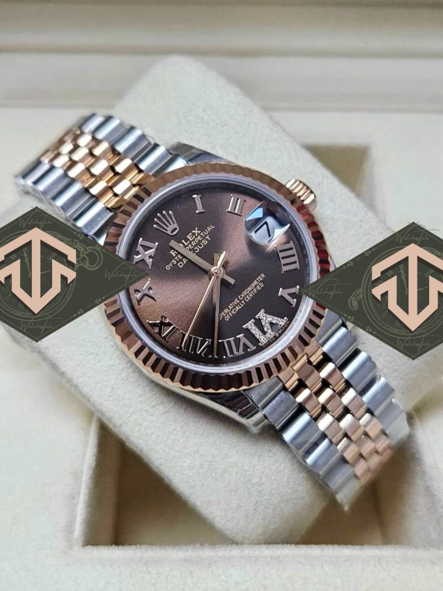 Rolex Datejust Choc Roman 31mm. 2K Rosegold Jubilee Ref.278273 EW