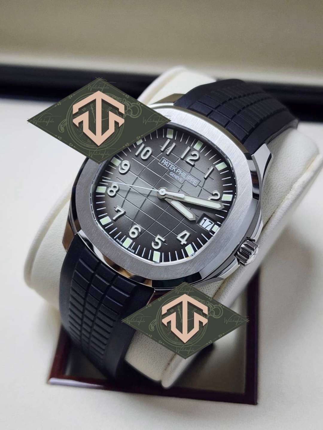Patek Aquanaut 5167/1A-001 (3K V.2) Best Edition Gray dial on SS Bracelet A324 Super Clone