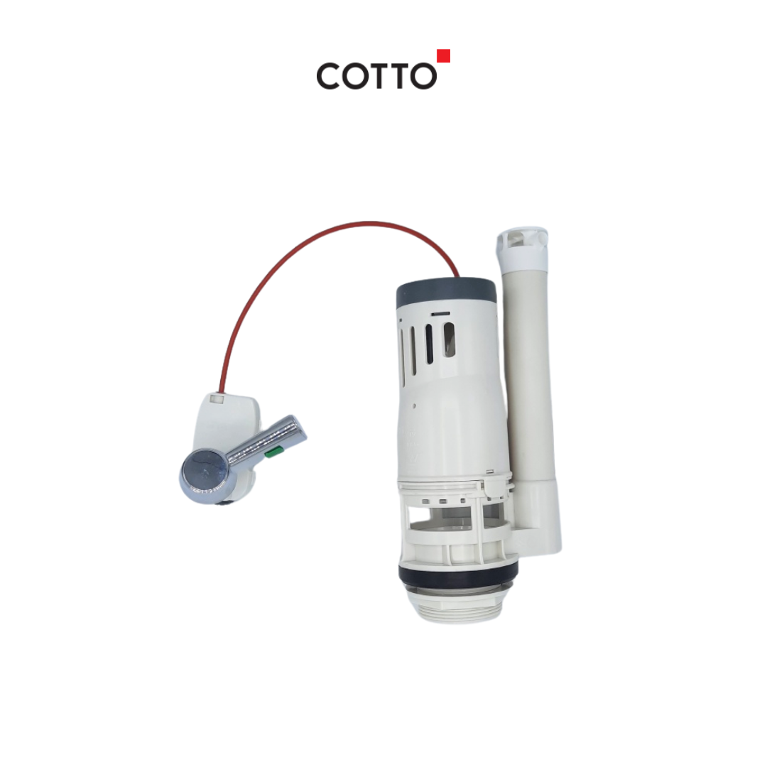 COTTO F931001 ชุดน้ำออกสุขภัณฑ์ 2PC+มือกดหน้า