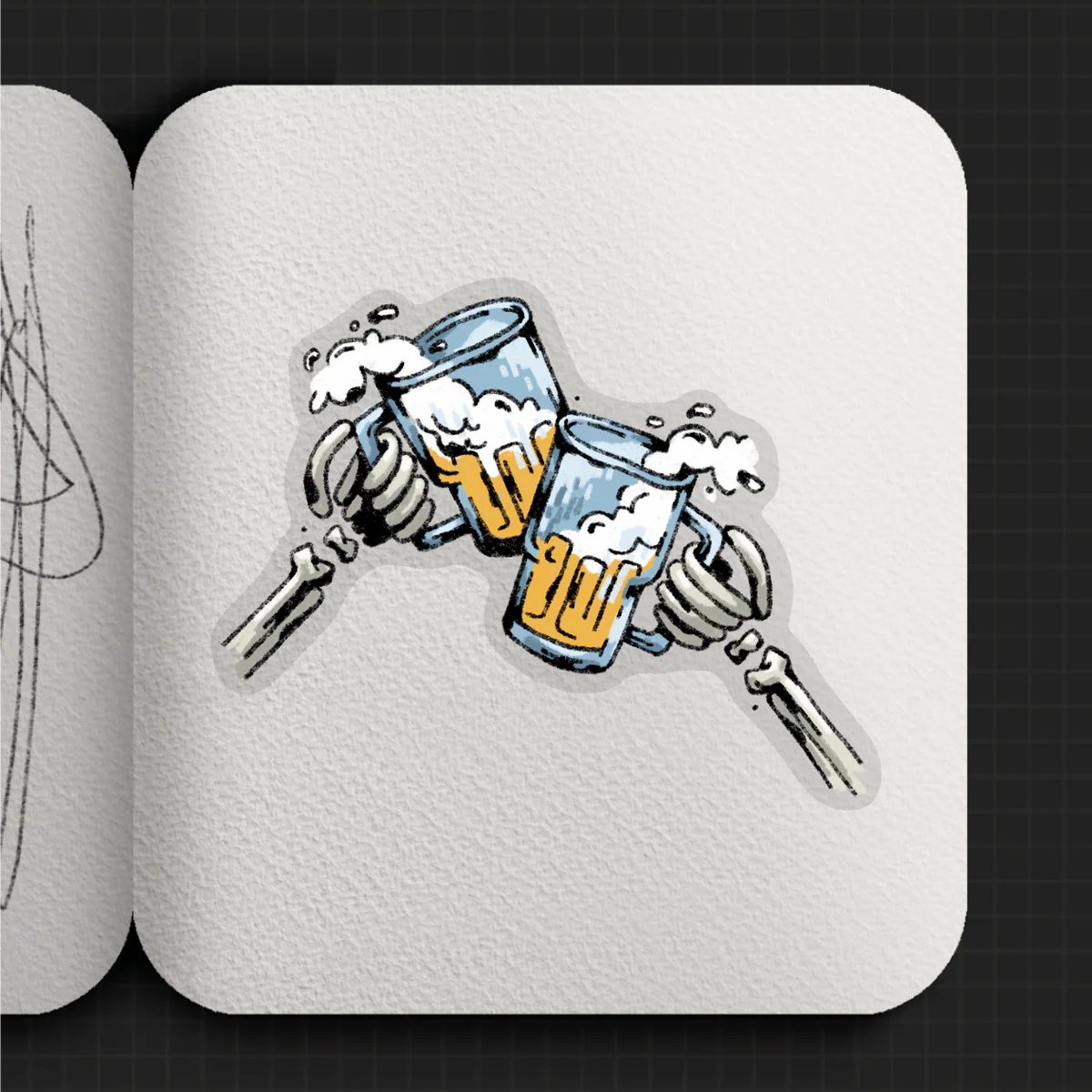‘Cheers!’ Sticker