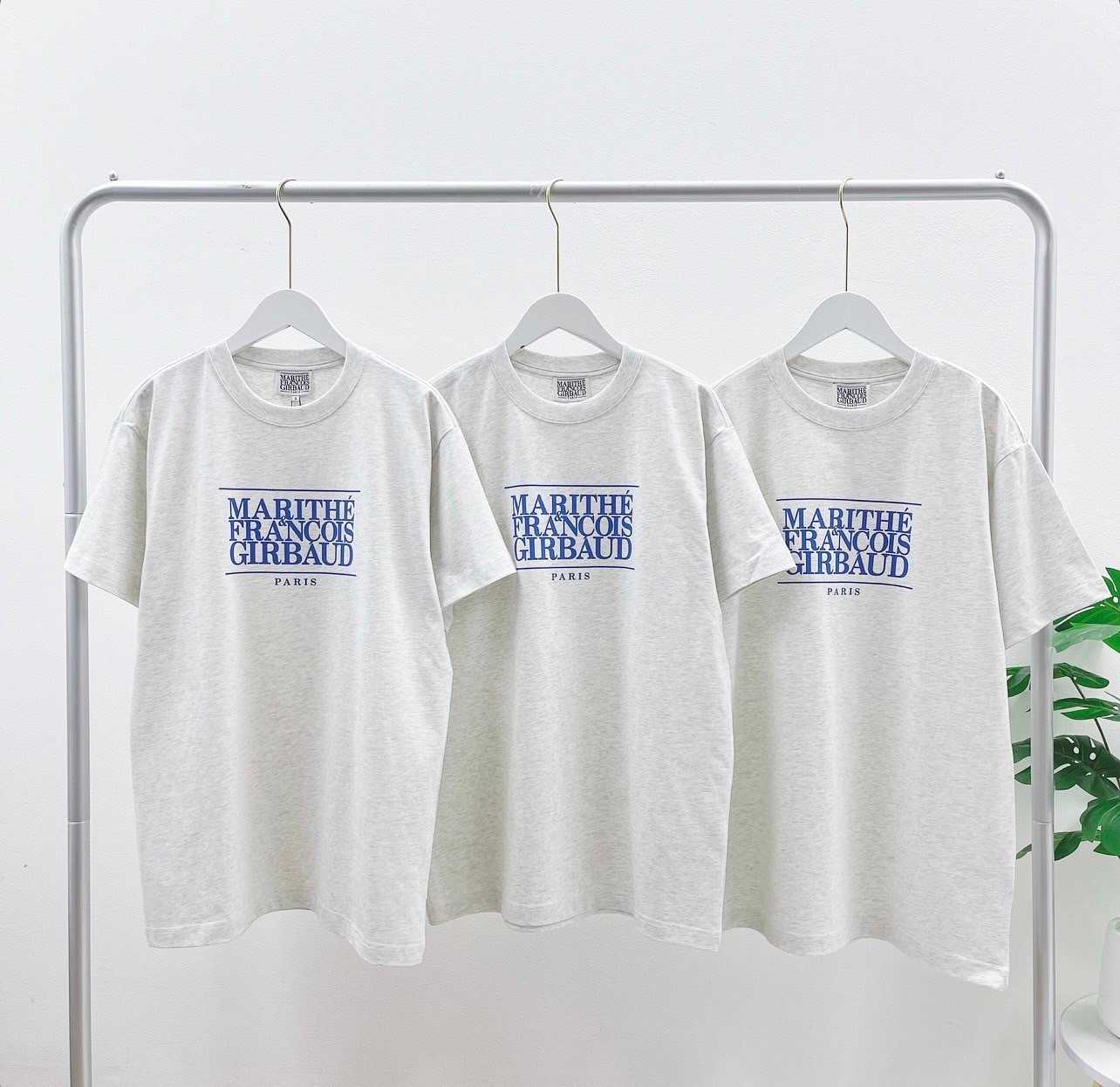 Marithe Classic Logo Tee ( Heather Grey)