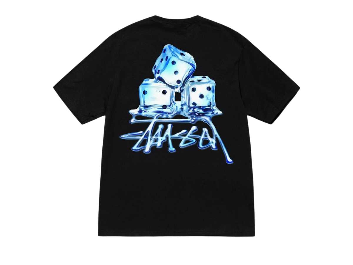 Stussy Melted Tee Black