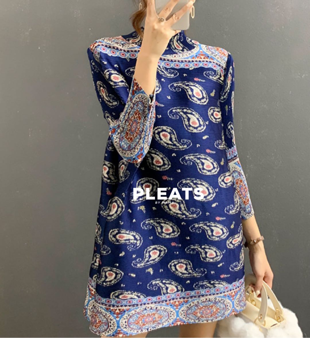 PLEATS DRESS - D072