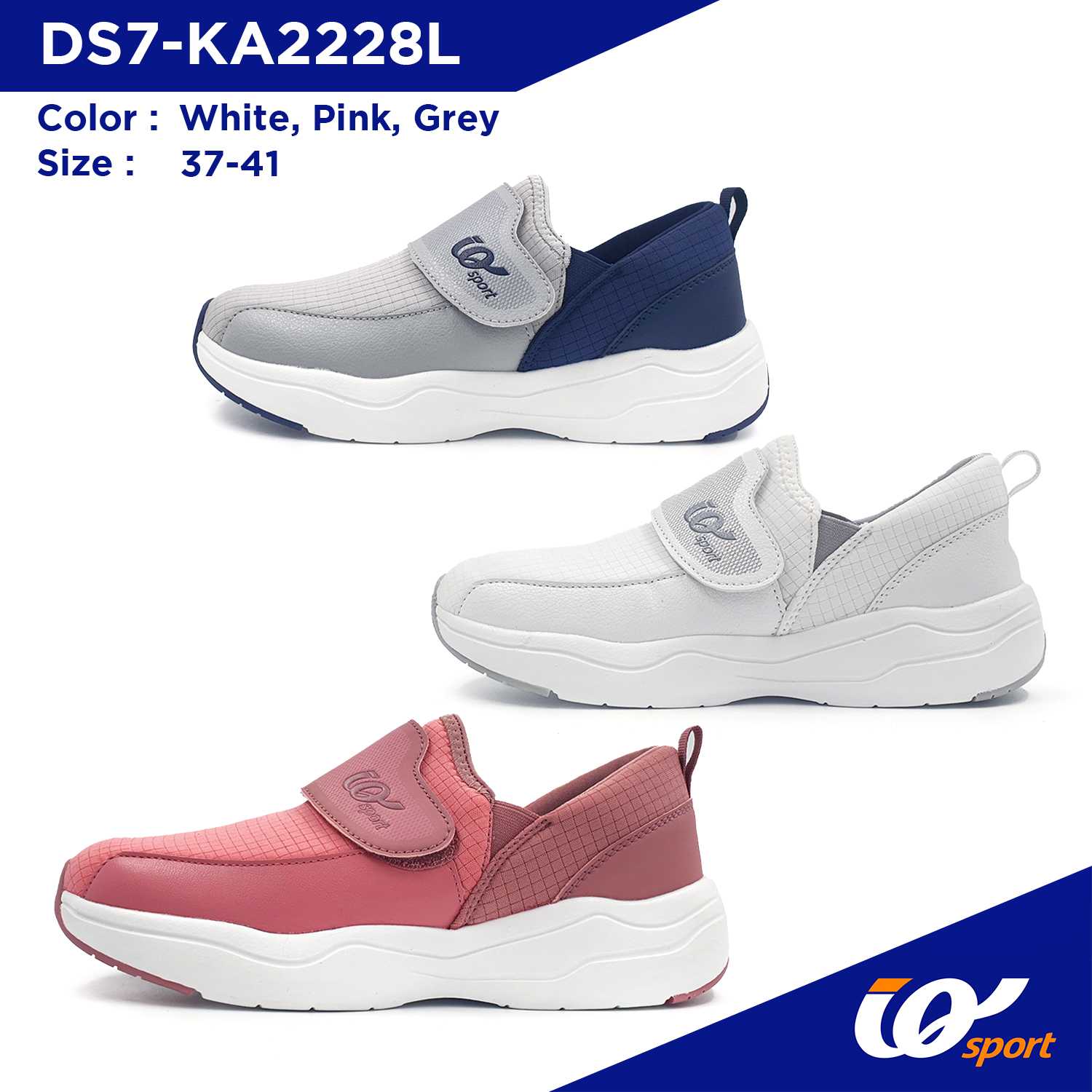 IQ SPORT รองเท้าผ้าใบผู้หญิง (Lifestyle) รหัสDS7-KA2228L