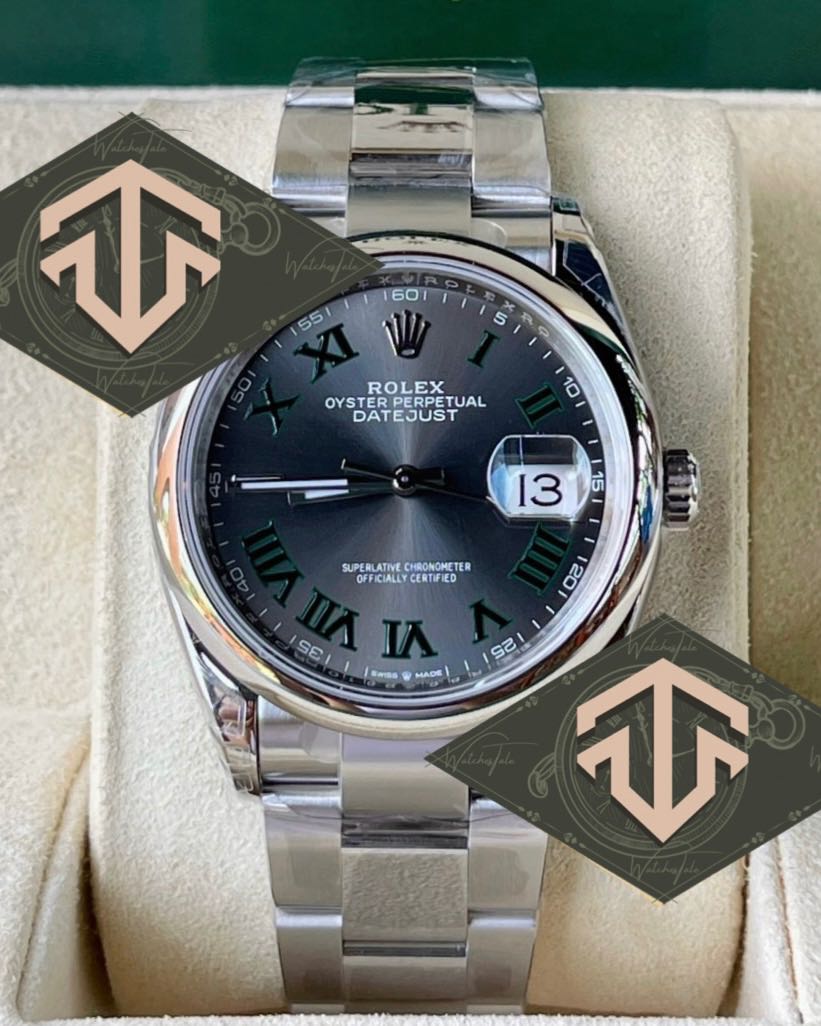 Rolex Datejust Wimbledon 36mm. Oyster Ref.126200 VSF
