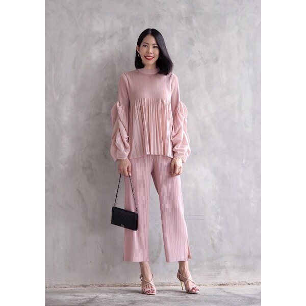 ใหม่เติมสต็อก! 2MUAY รุ่น GJO7260/GJO7171 เซ็ตพลีทคุณภาพ 6สี FREE SIZE VOLUME SLEEVE PLEAT SET