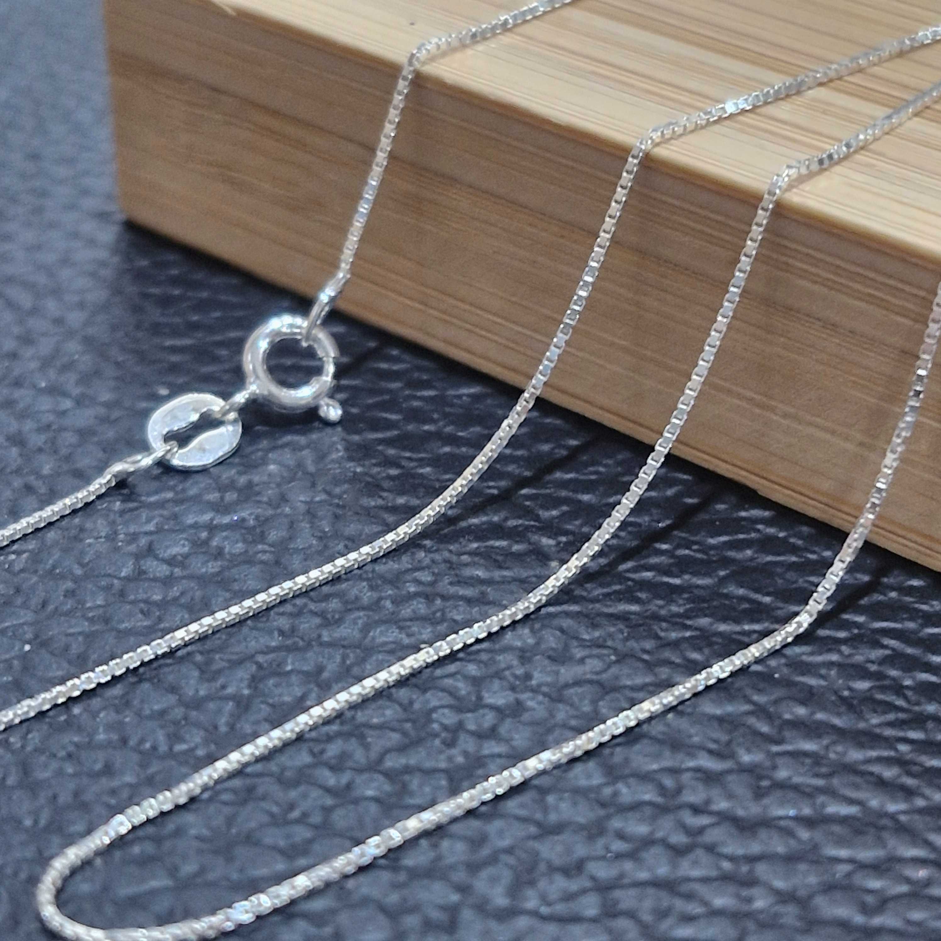 Zign Jewelry สร้อยคอเงินแท้925 Made in ITALY รุ่นBoxChain