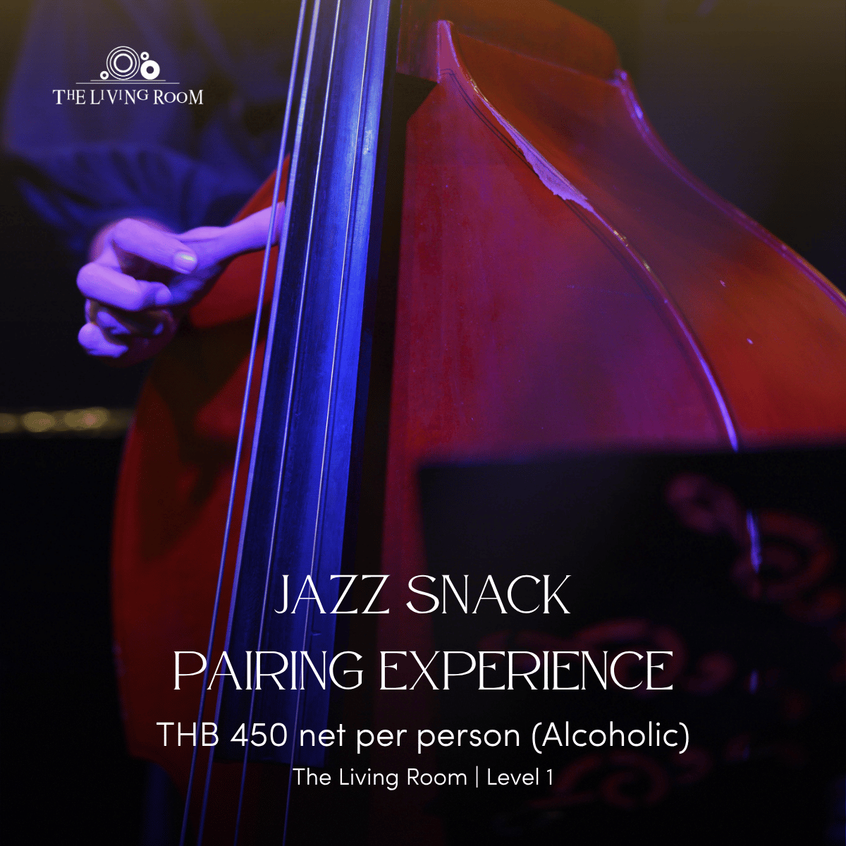 [Flash Sale E-Voucher] Jazz Snack Pairing Experience - Alcoholic