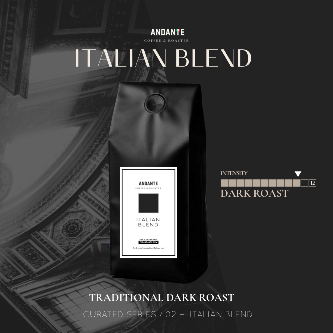 Italian Blend – Whole Bean 500g | เมล็ดกาแฟ อิตาเลียน เบลนด์