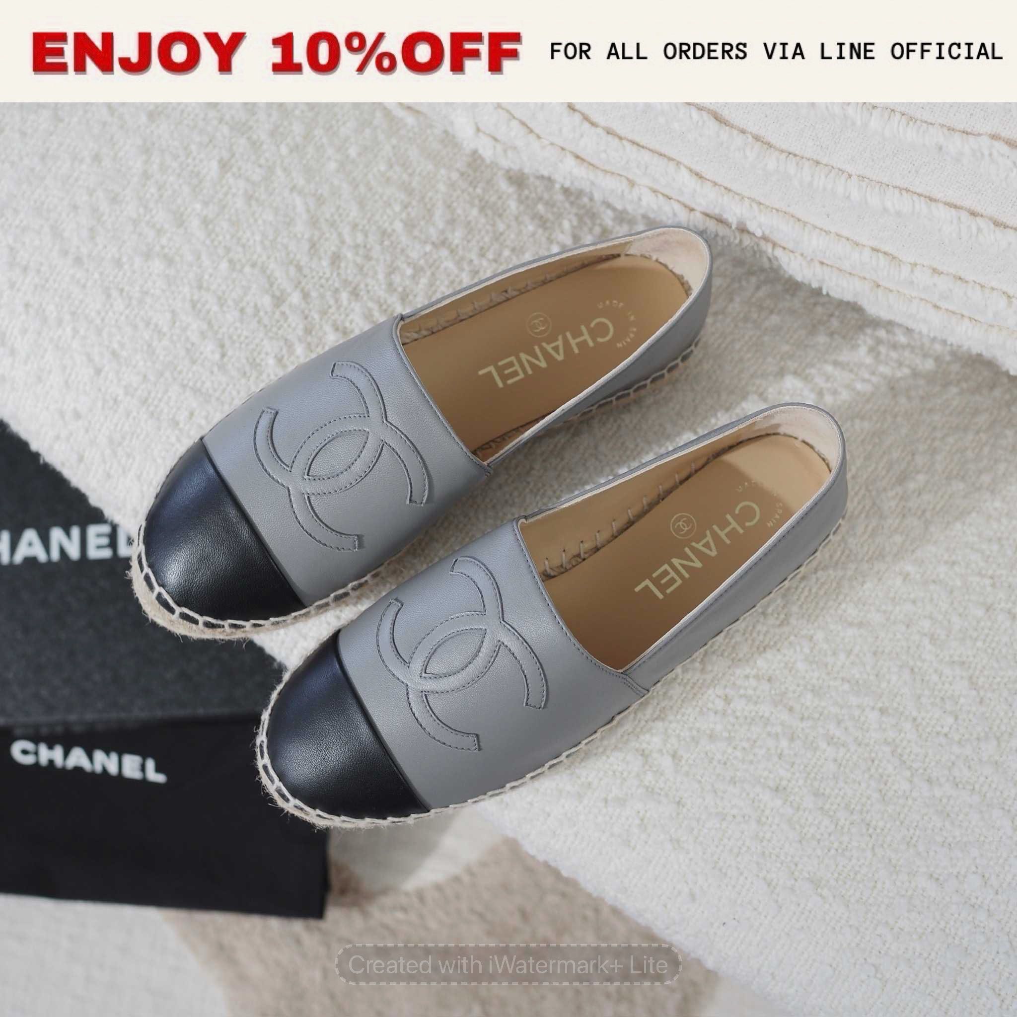 📍KEPT UNUSED📍CHANEL Espadrille สี Grey | Shoes
