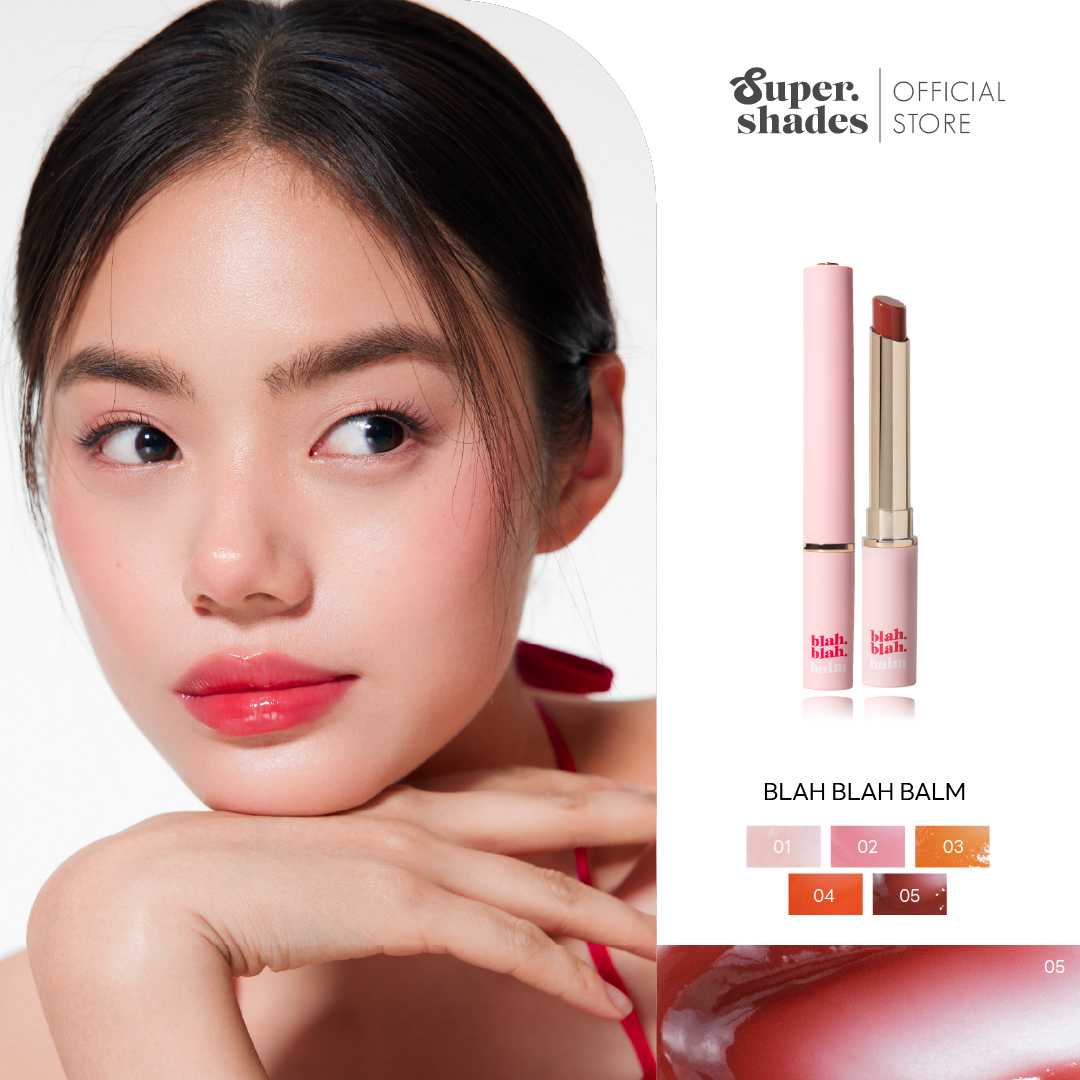 SuperShades Blah Blah Balm บลาบลาบาล์ม ลิปบาล์มตัวดัง ซุปเปอร์เฉด แก้ปากคล้ำ เสกปากสวยฉ่ำ 3g