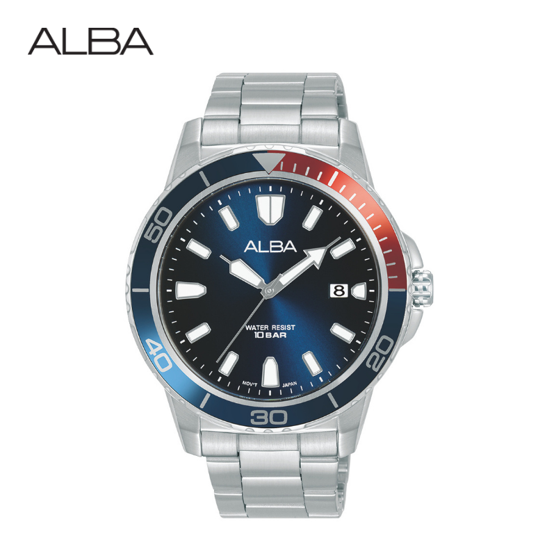 ALBA นาฬิกาข้อมือ Sportive Quartz รุ่น AS9U07X ขนาด 42 mm.