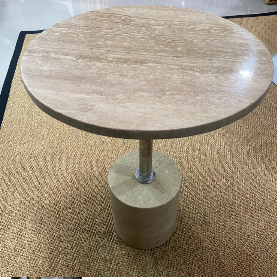 โต๊ะข้างหิน travertine 40x50H