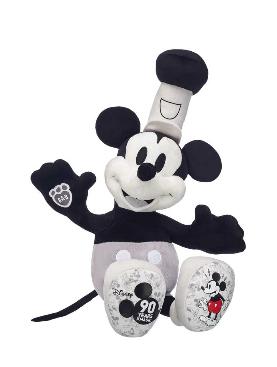 Build-A-Bear Disney 90th Anniversary Steamboat Mickey Mouse 30 cm