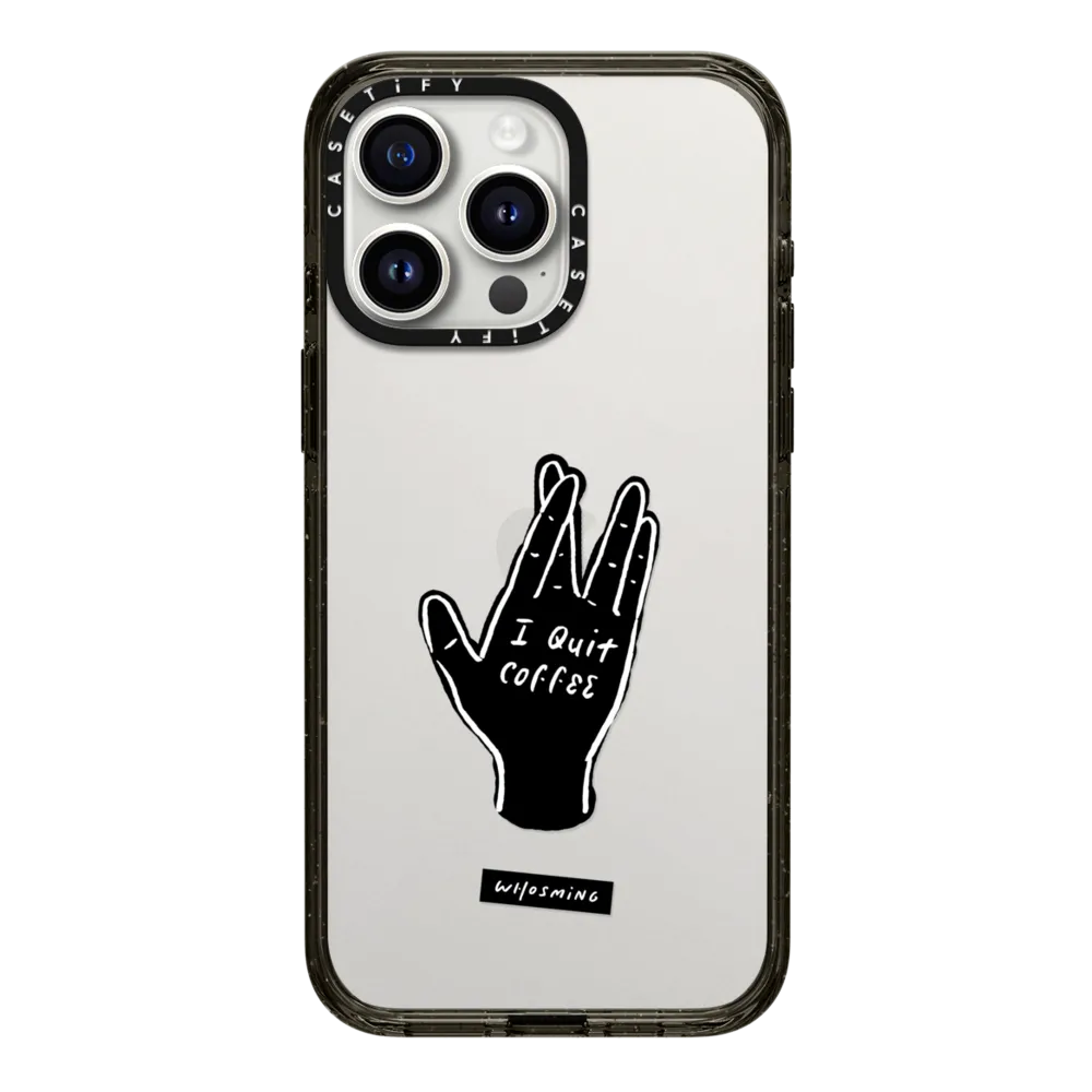 [พร้อมส่ง] CASETiFY | WHOSMiNG QUIT COFFEE
