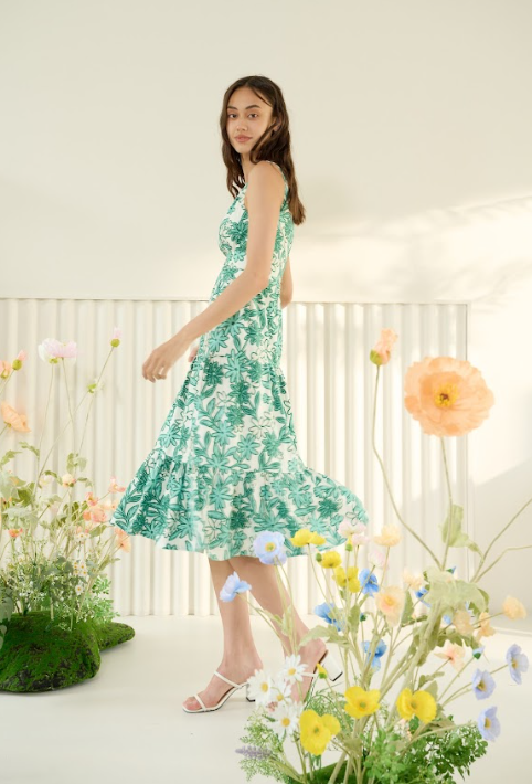 WOMEN'S FLORAL MAXI DRESS