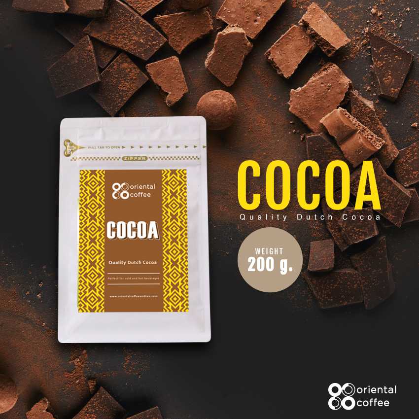 Oriental Cocoa Powder ผงโกโก้แท้ 100% 200 กรัม