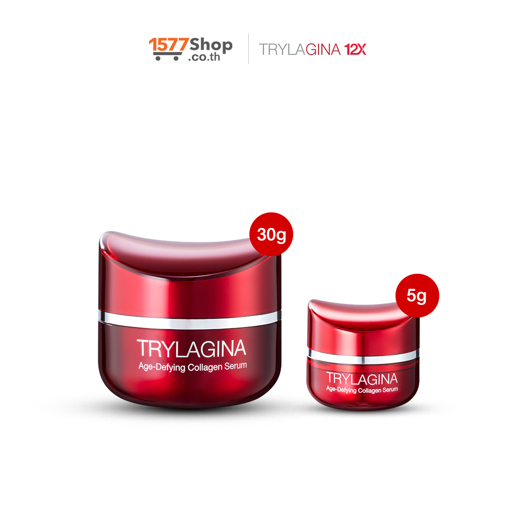 [1+1] Trylagina 12X (ไตรลาจิน่า 12X) เซรั่มคืนความอ่อนเยาว์ 5 มิติ