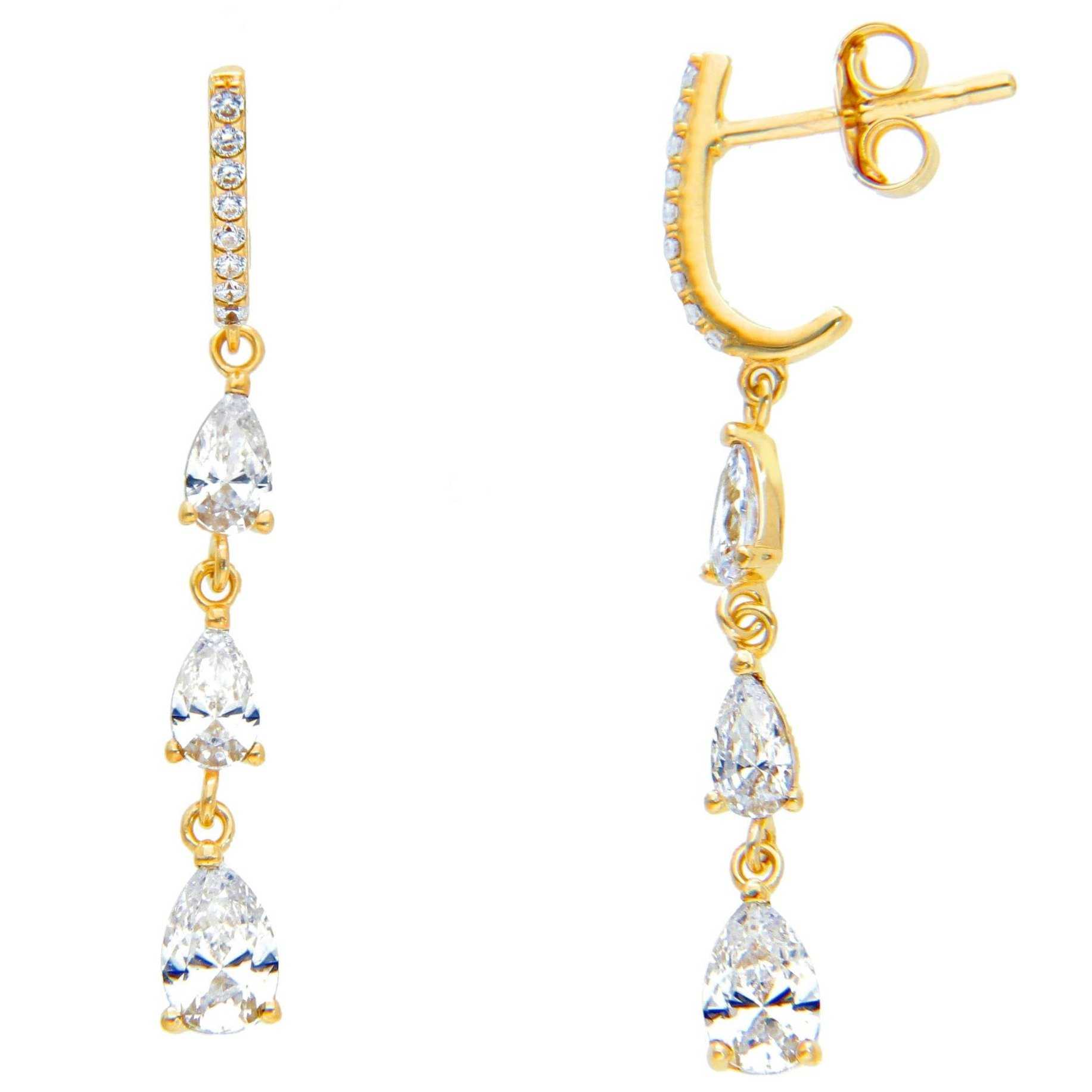 EARRINGS - Alessandra in Yellow Gold