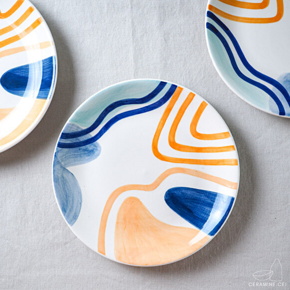 O&B Wave plate - จานเซรามิค 8 นิ้ว