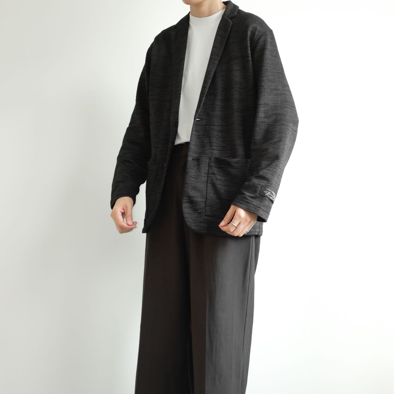 NANO UNIVERSE  Relaxed Oversized Blazer Jackets Suits