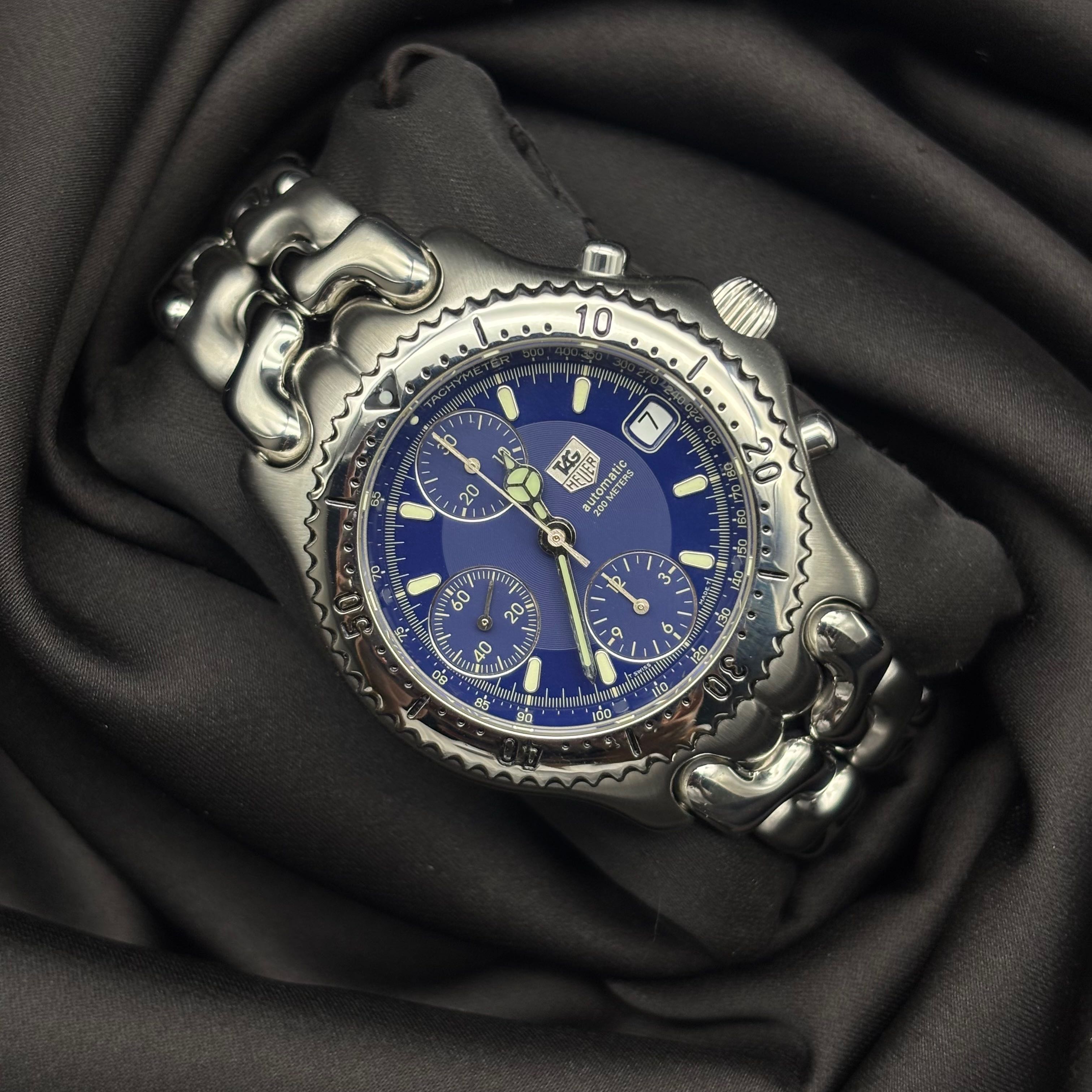 Tag Heuer King ก้างปลา วงแหวน จับเวลา Auto