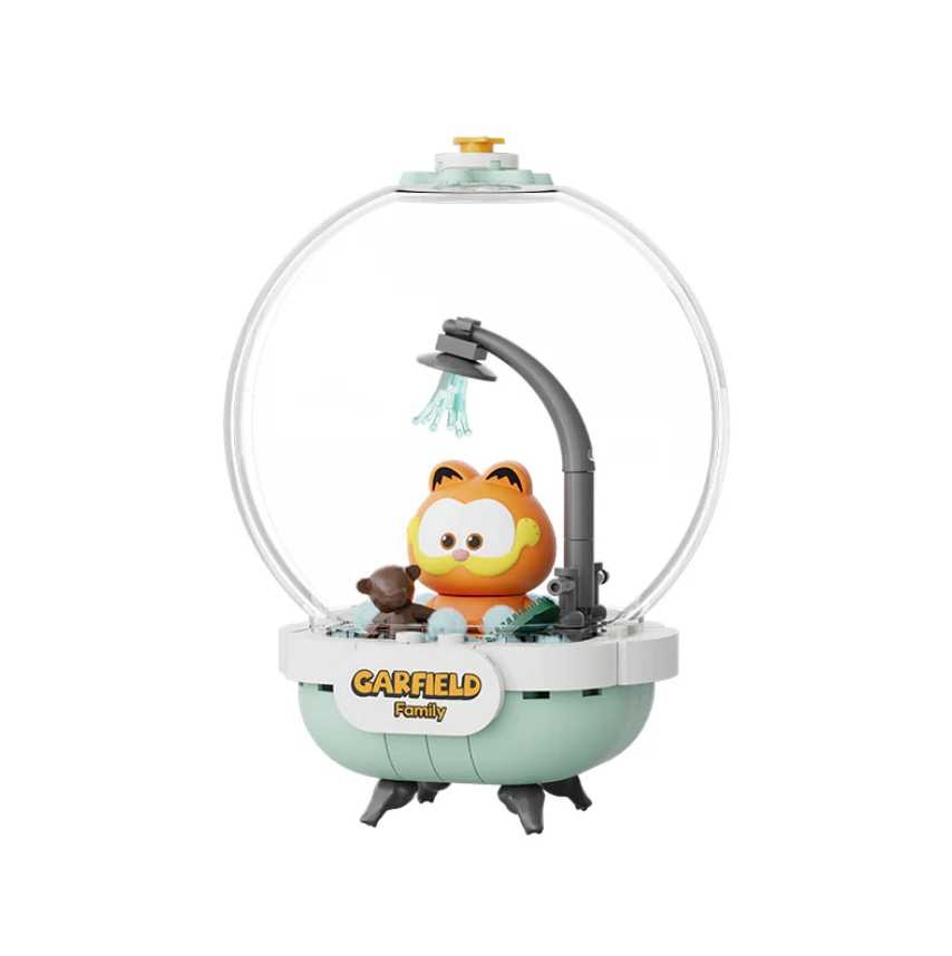 Pantasy Garfield Crystal Ball Series - Cozy Bath ตัวต่อพลาสติก รุ่นการ์ฟิลด์ โคซี่ บาธ