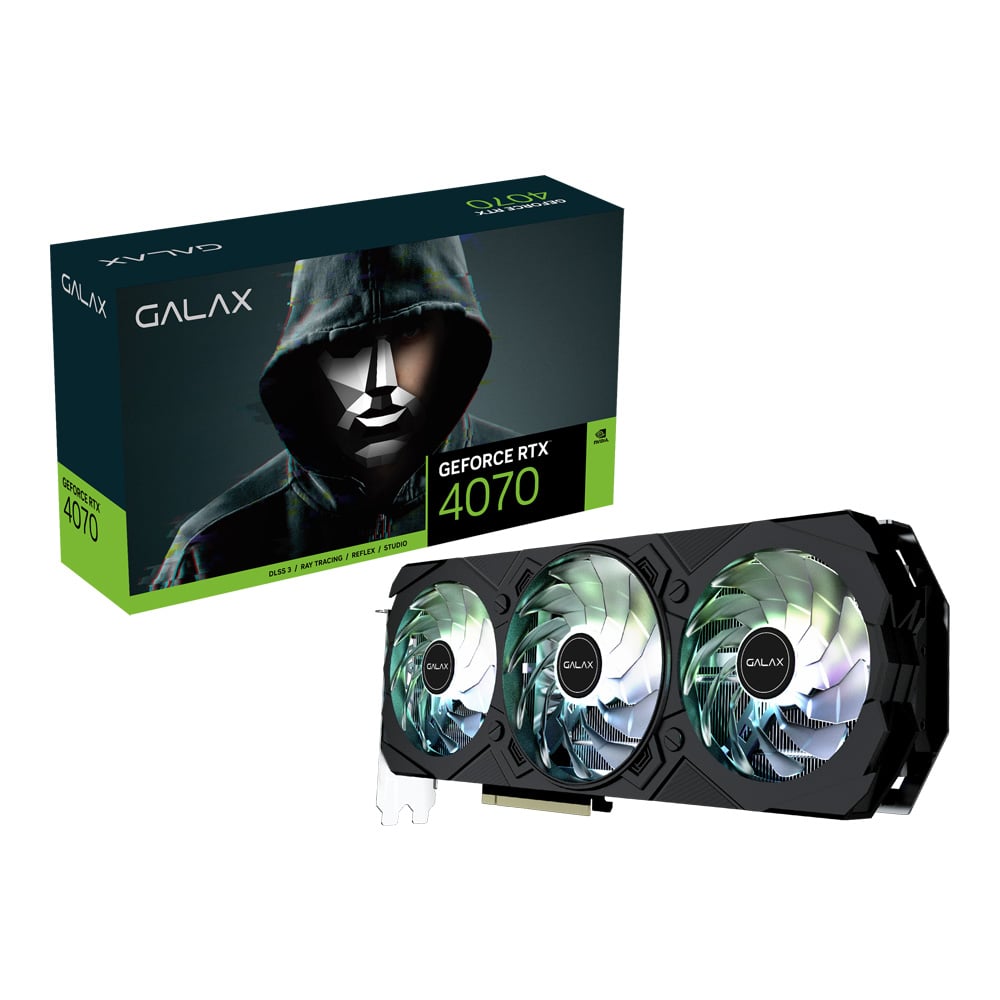 VGA (การ์ดแสดงผล) GALAX GEFORCE RTX 4070 EX GAMER - 12GB GDDR6X
