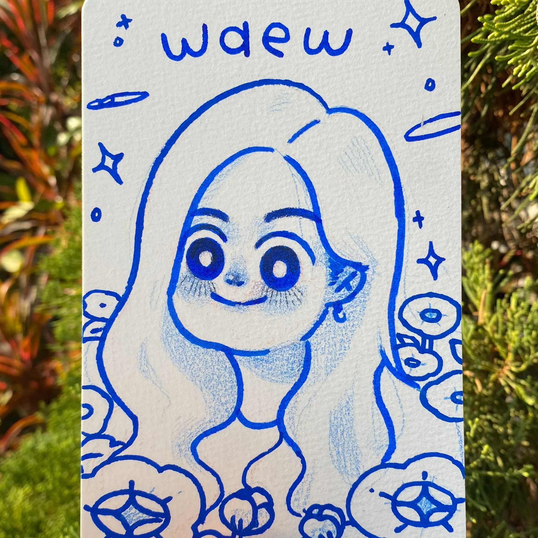 Line Art Portrait — สีเดียว | วาดภาพ(ไม่)เหมือน