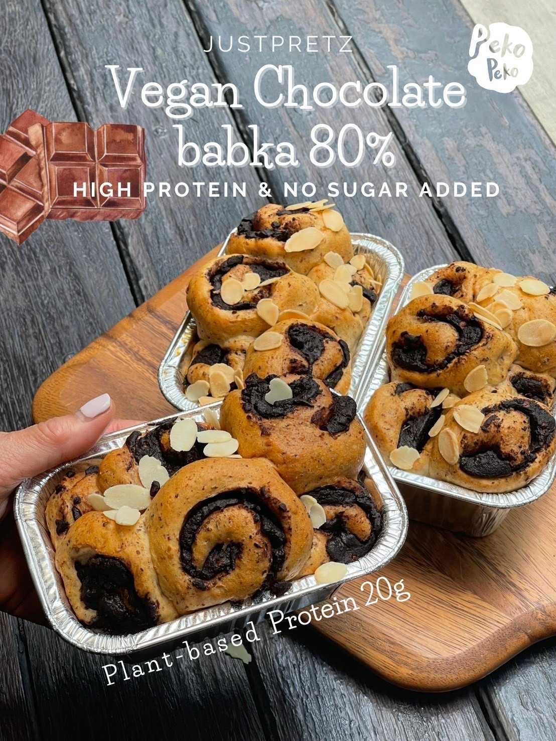 PekoPeko - New Justpretz - 🍫Chocolate Babka 80% (Pre-order)