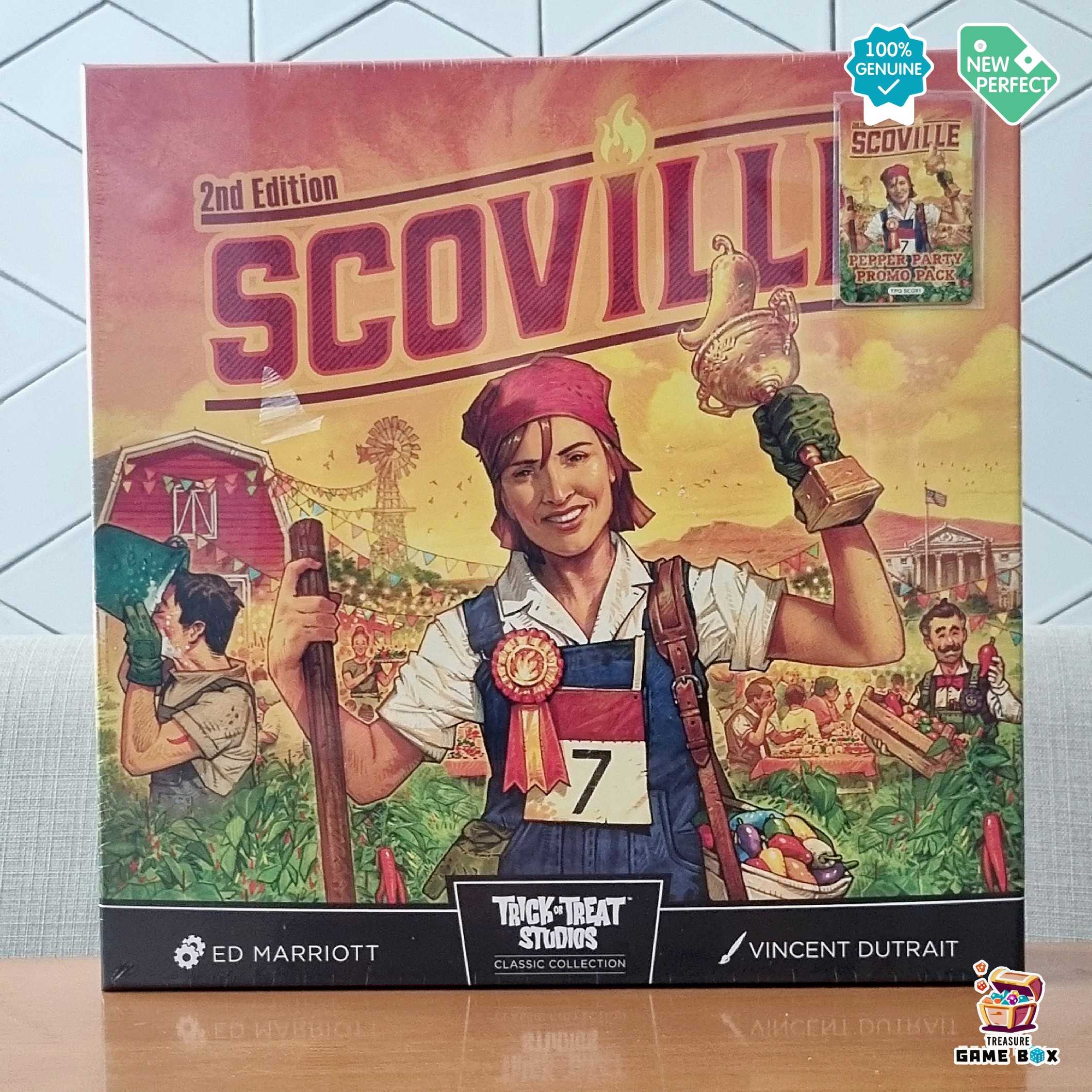 Scoville 2nd edition + Promo (ENG) [New - Perfect][Board Game แท้]