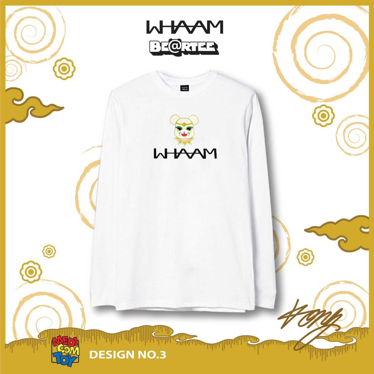 Medicom Toy x Whaambkk : Be@rtee 'Hanuman' Design by Kong [New] Design # 3