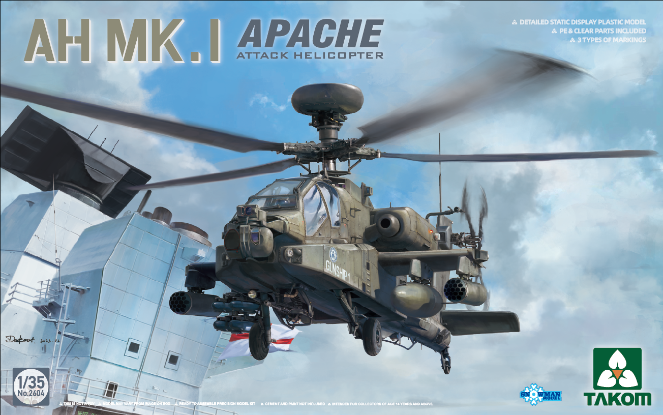 1/35 AH MK.I APACHE ATTACK HELICOPTER