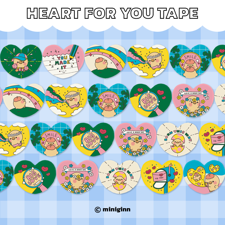Heart for you tape