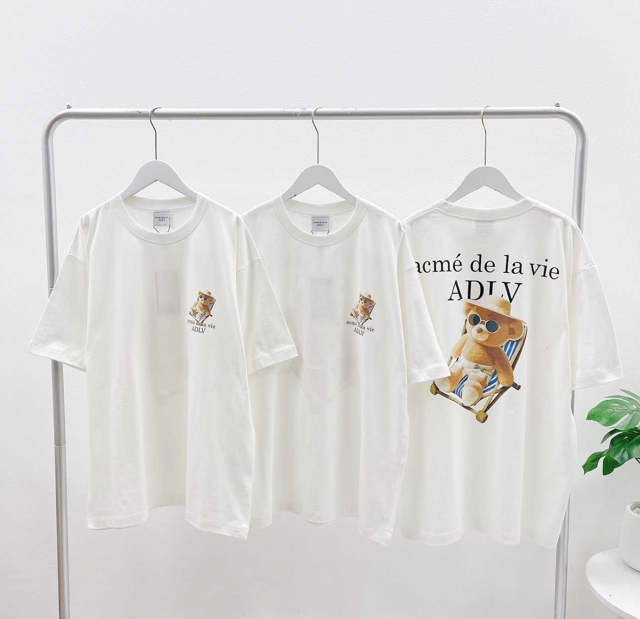 ADLV Beach Bear T-Shirt (White)