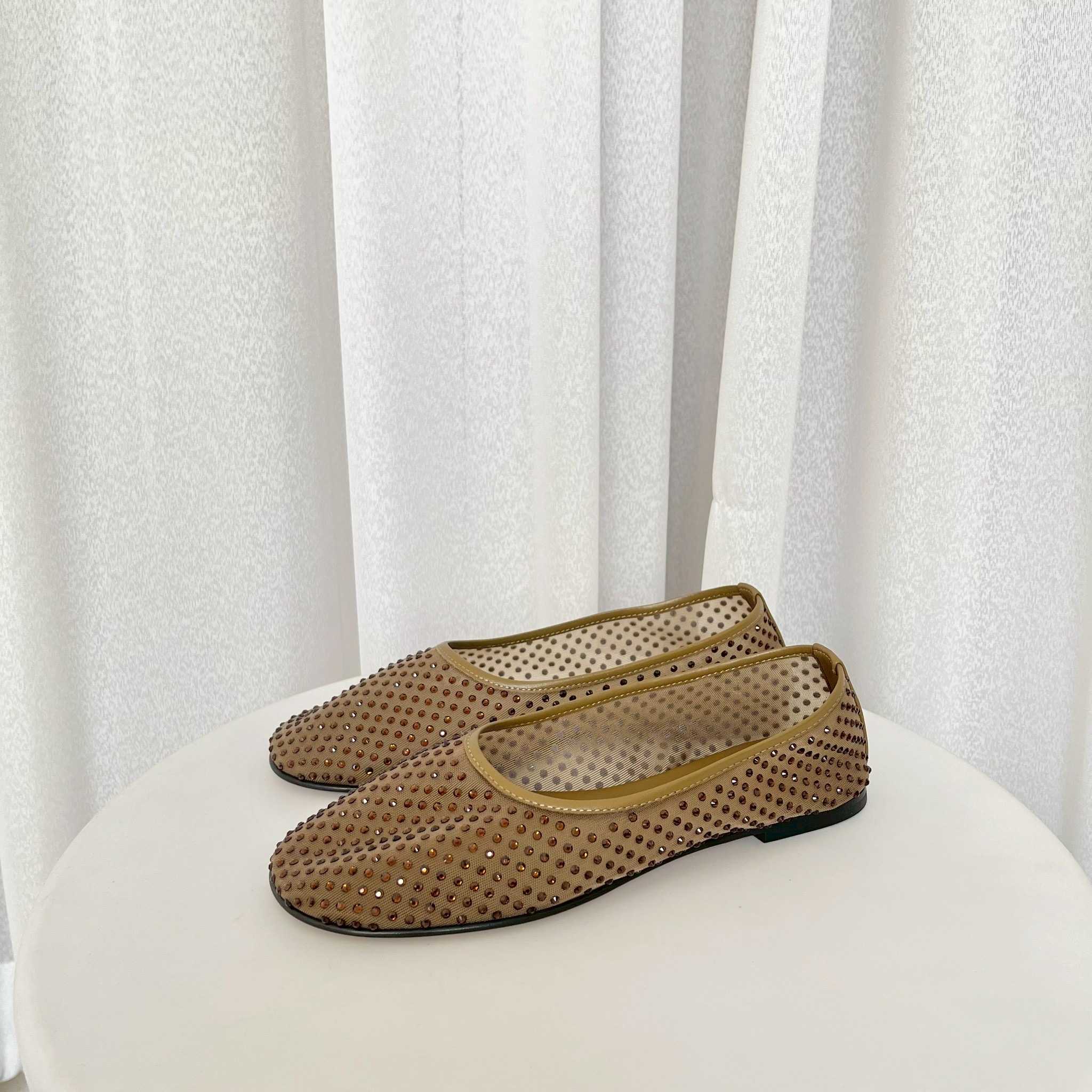 Dear Frances Balla Mesh Crystals - Brown